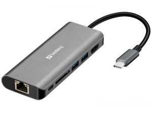  / Sandberg USB-C Dock HDMI+LAN+SD+USB100W