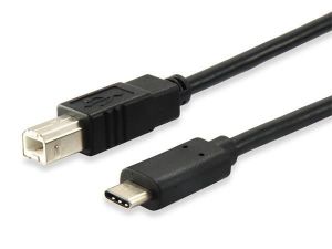EQUIP / talakt kbel, USB-C-USB-B 2.0, 1m, EQUIP