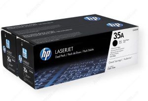 HP / HP 35A fekete eredeti toner dupla csomag CB435AD