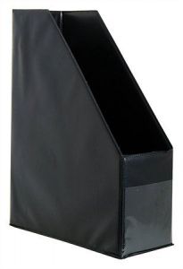 VICTORIA / Iratpapucs, PVC, 95 mm, VICTORIA OFFICE, fekete