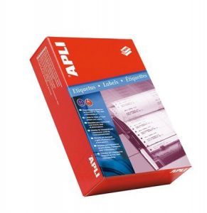 APLI / Etikett, mtrixnyomtatkhoz, 1 plys, 88,9x36 mm, APLI, 4000 etikett/csomag