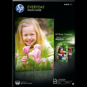 HP / HP Fotpapr Semi-Glossy A4 100 lap 200g
