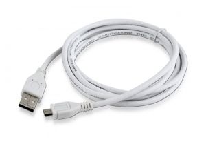Gembird / USB 2.0 A-MicroB 1, 8m White