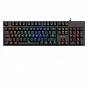 Redragon / Amsa-Pro Mechanical Gaming RGB Wired Keyboard with Ultra-Fast V-Optical Blue Switches Black HU