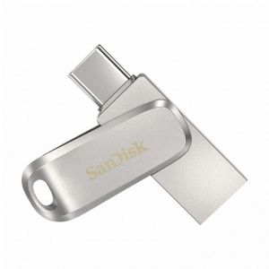 Sandisk / 512GB Ultra Dual Drive Luxe USB Type-C Flash Drive Silver