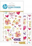  HP Moment Makers Clear Stickers Love