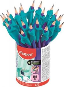 MAPED / Grafitceruza radrral s ceruzafogval, ceruzatart, HB, hromszglet, MAPED 