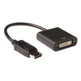 ACT Conversion cable DisplayPort male to DVI female 0, 15m Black