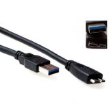 ACT USB 3.0 A male to USB micro B male 0, 5m Black