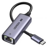 UGREEN USB-C to RJ45 2, 5G Ethernet Adapter Grey